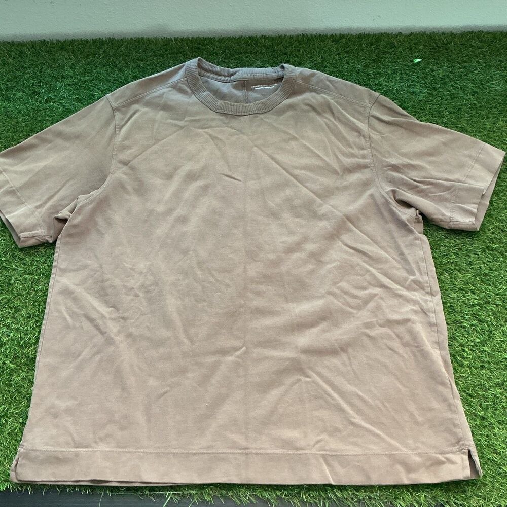 Abercrombie & Fitch Premium Essentials T Shirt Mens Small Brown Oversized Tee